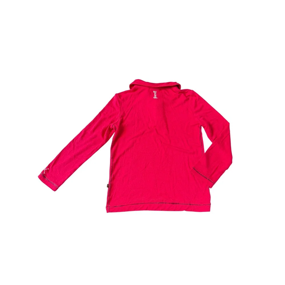 NWT Fore Axel & Hudson Boys Red Bamboo Long Sleeve Eagle Polo Shirt Top 5 New‎